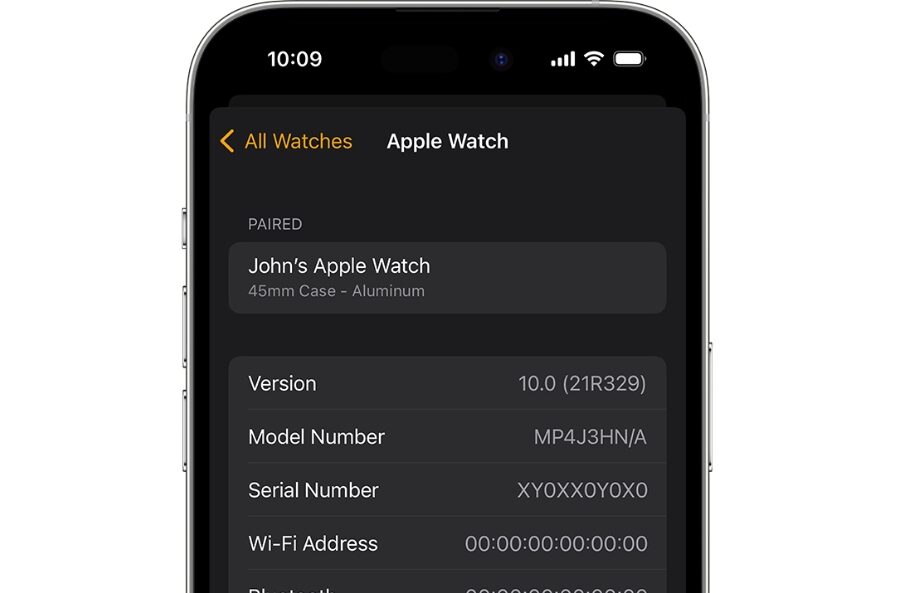 image showing how to reset your apple watch without passcode