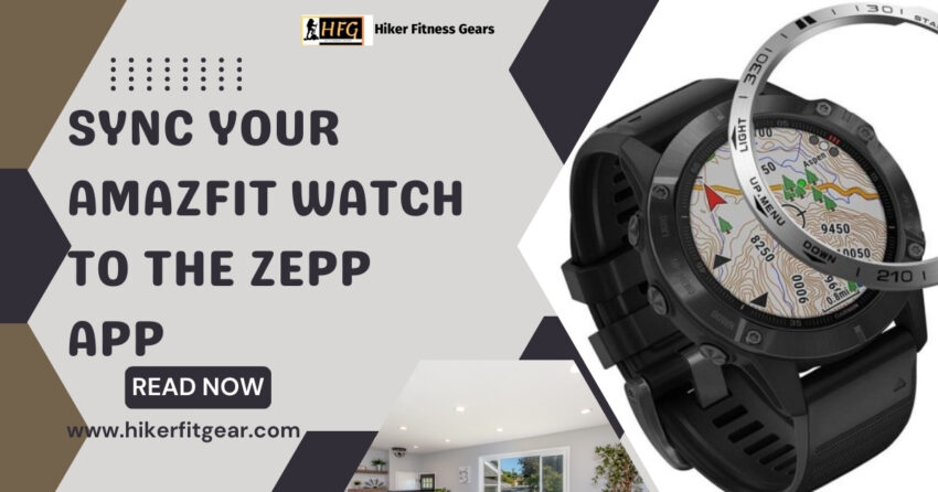 connect your amazfit watch to zepp