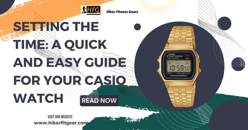 Adjust the Time on a Casio Watch