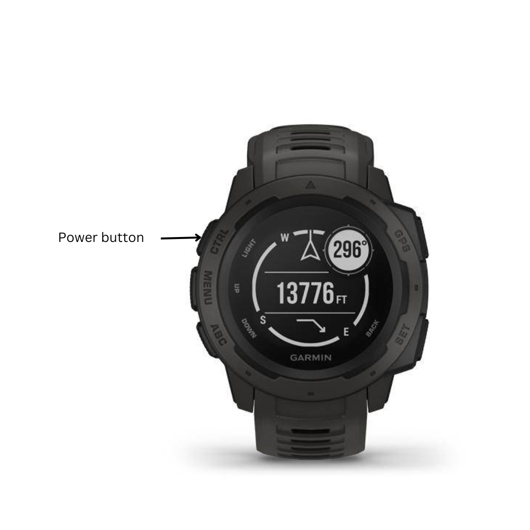 image showing how to factory reset your garmin watch