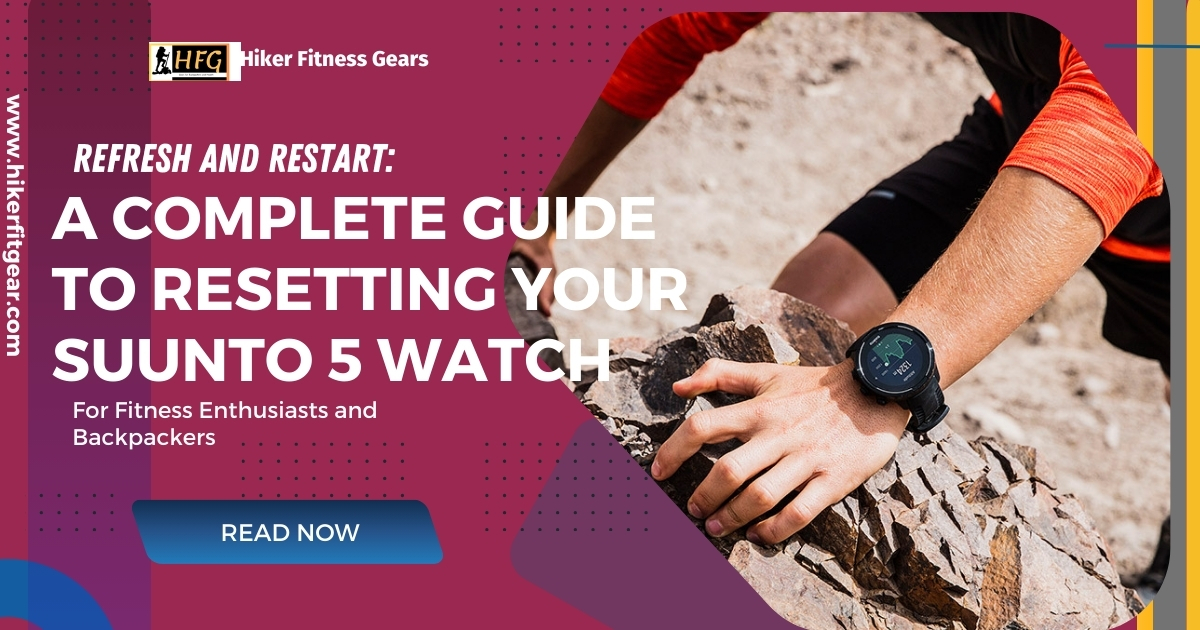 reset your suunto 5 watch