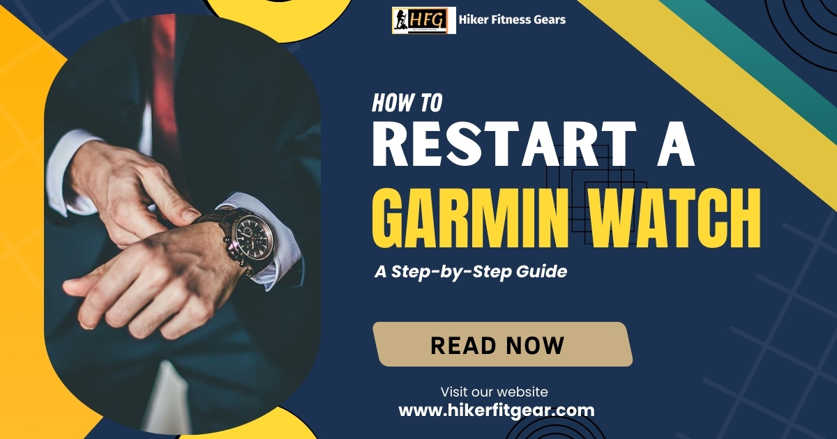 image showing how to restart garmin watch