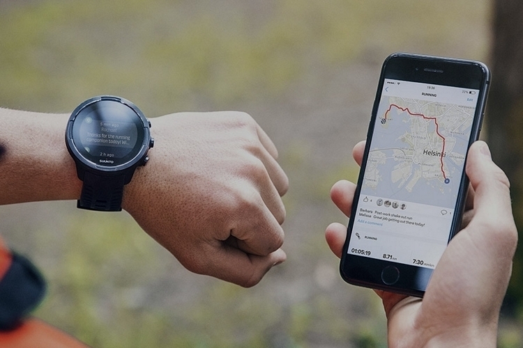 suunto watch with an iphone