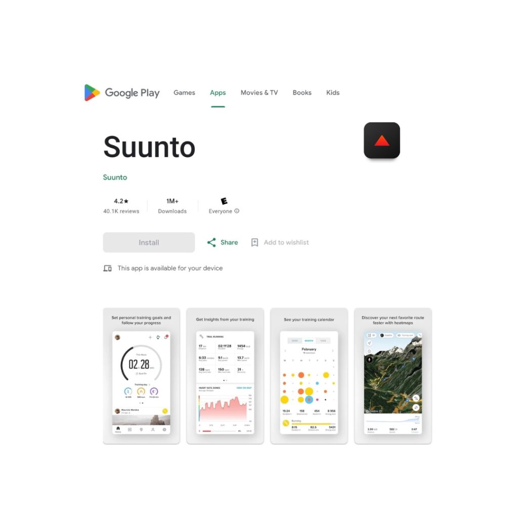 how to pair suunto watch with an android