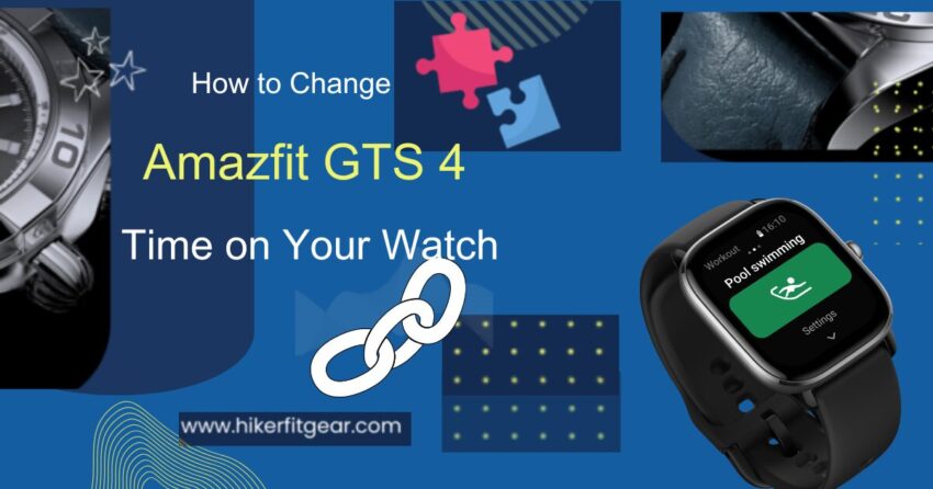 change Amazzfit GTS 4 time